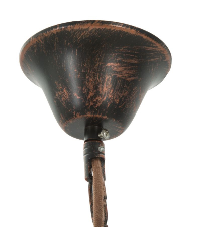 Lampa suspendata, metal, maro vintage, Mauro Ferretti [6]