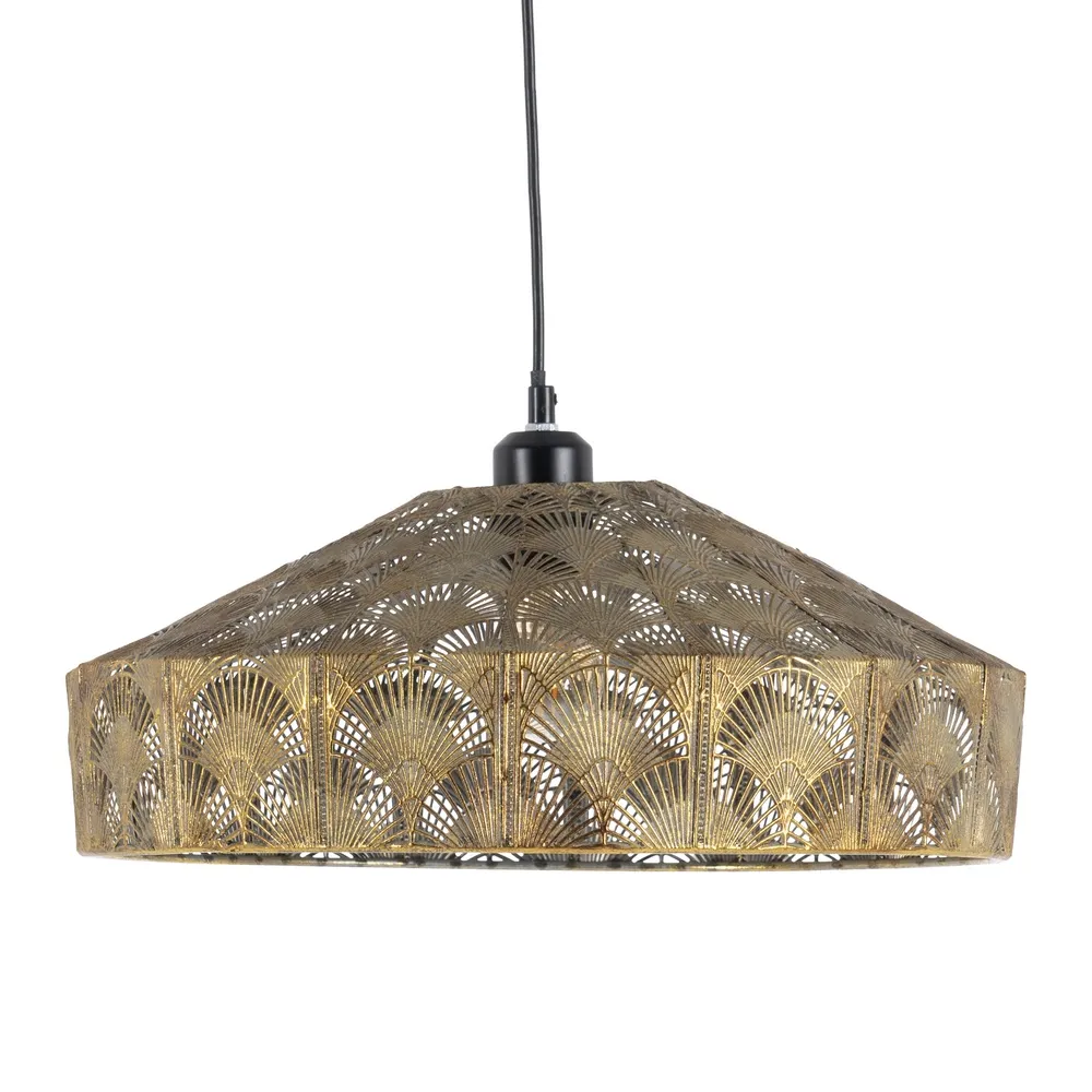 Lustre, Lampi suspendate - Lampa suspendata Old, metal, auriu vintage, Ixia