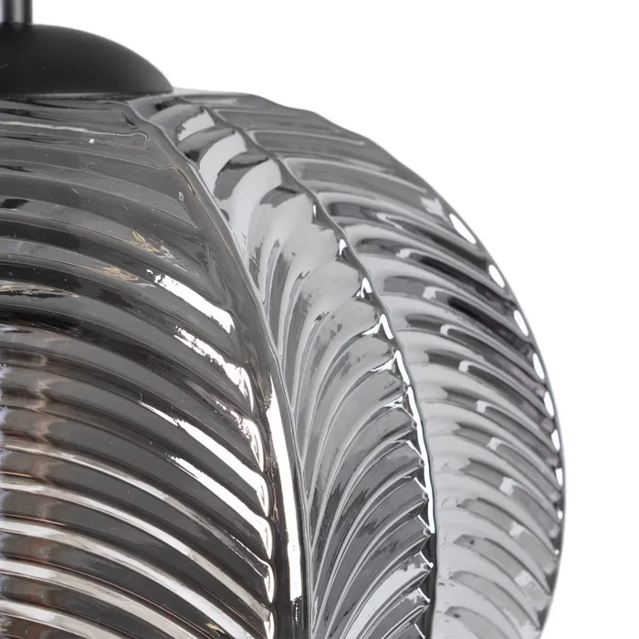 Lampa suspendata, sticla/metal, gri, Ixia [1]