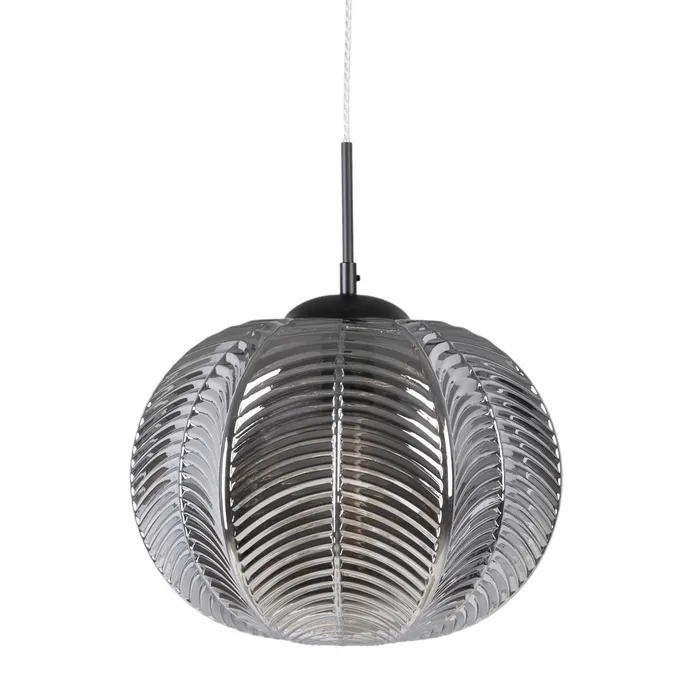 Lustre, Lampi suspendate - Lampa suspendata, sticla/metal, gri, Ixia