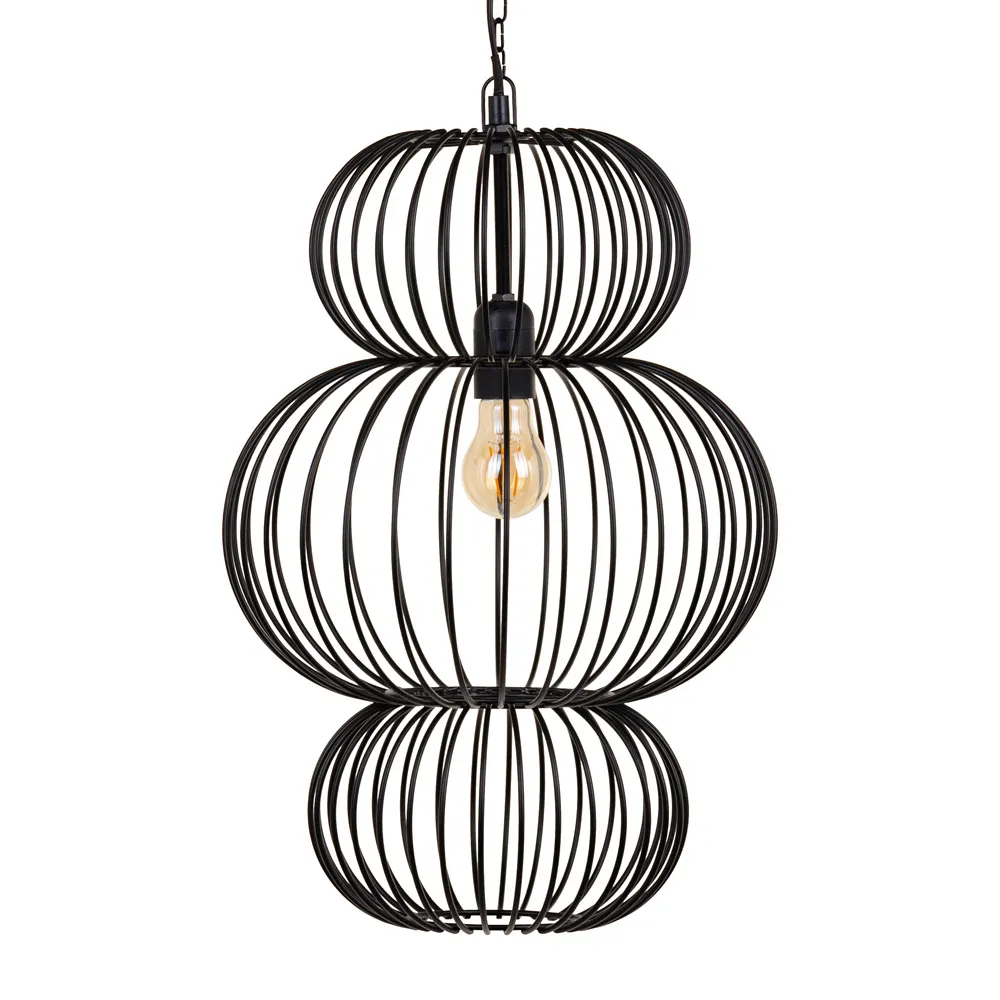 Lampa Suspendata Stylish Metal Negru 51cm - CreativDeco.ro [0]