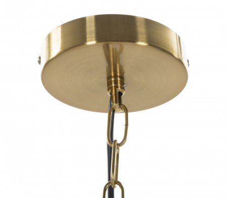 Lampa suspendata Viena, metal/sticla, auriu, CreativDeco.ro [6]