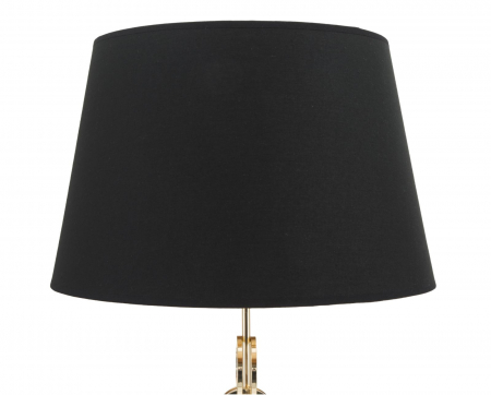 Lampadar Inele, auriu/negru, metal/textil [2]
