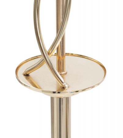 Lampadar Leaves, auriu negru, metal textil, creativdeco.ro [3]