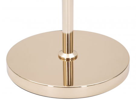 Lampa podea abajur negru picior auriu CreativDeco [5]