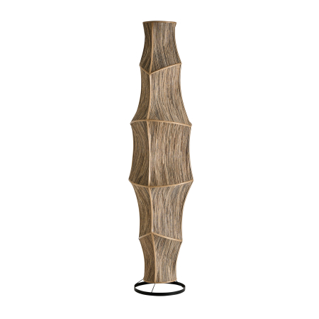 Lampa de podea, Lampadare - Lampadar sculptural din fibră naturală bej Sienna