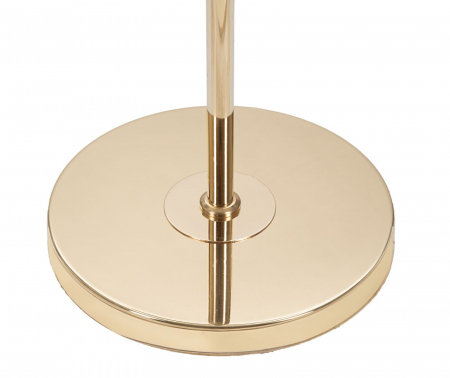 Lampadar auriu cu pene roz Slim Rosa [5]