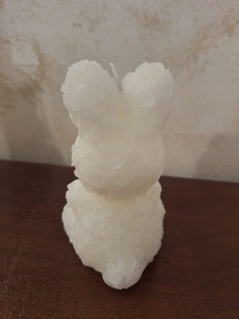 Lumanare alba ceara Iepuras | creativdeco [2]
