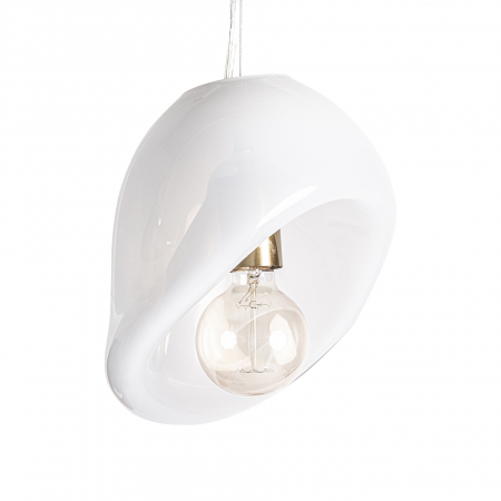 Lustre, Lampi suspendate - Lustra alba contemporana|Iluminat decorativ modern
