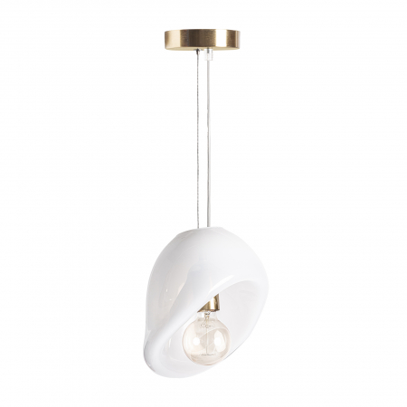 Lustra alba contemporana|Iluminat decorativ modern [1]