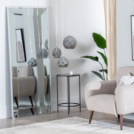 Lustră Ovală Sticlă și Fier CreativDeco - Design Texturat pentru Interioare Moderne [1]