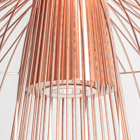 Lustra Art Deco cuprata | Lustre elegante premium [3]