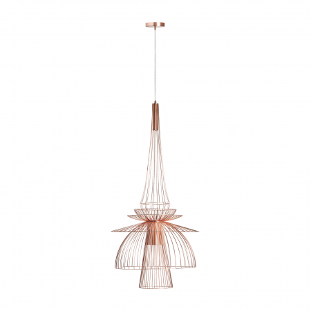 Lustra Art Deco cuprata | Lustre elegante premium [1]