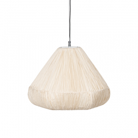 Lustre, Lampi suspendate - Lustra suspendata bej pentru design scandinav|Lustre moderne naturale pentru iluminat interior