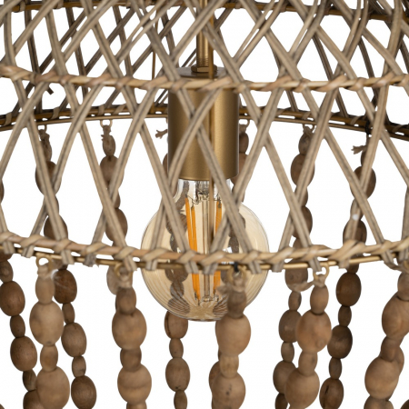Lustra Suspendata cu Elemente Naturale CreativDeco - Stil Sophisticat [3]