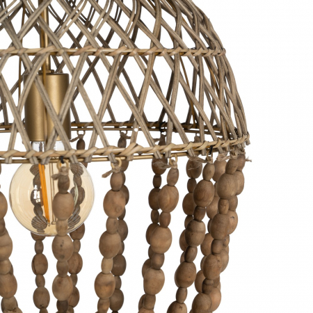 Lustra Suspendata cu Elemente Naturale CreativDeco - Stil Sophisticat [2]