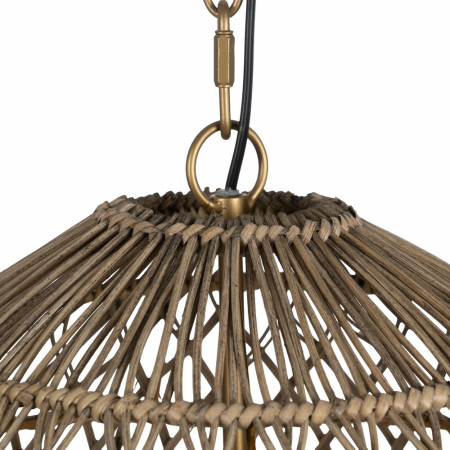 Lustra Suspendata cu Elemente Naturale CreativDeco - Stil Sophisticat [4]