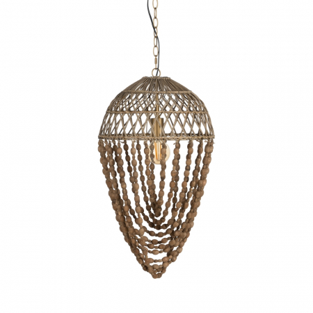 Lustre, Lampi suspendate - Lustra Suspendata cu Elemente Naturale CreativDeco - Stil Sophisticat