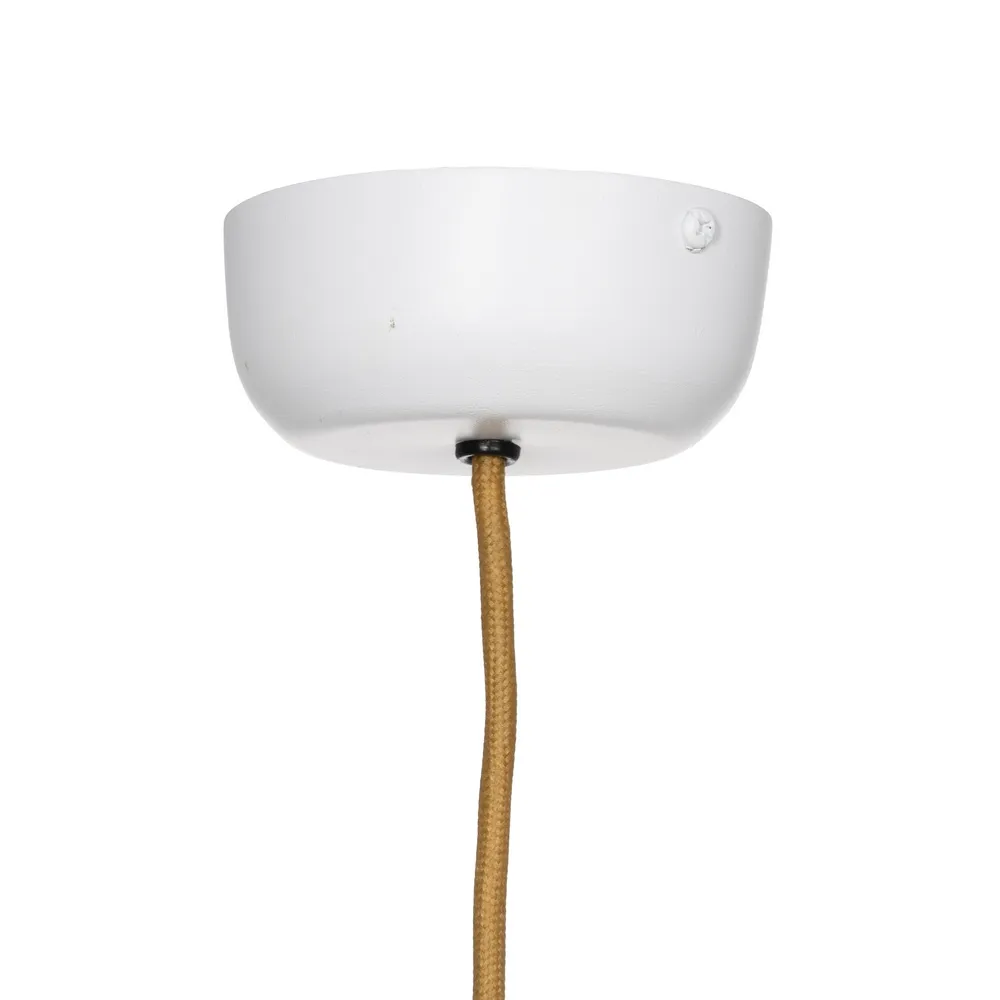 Lustră boemă bumbac alb|Iluminat decorativ delicat [5]