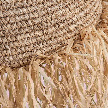 Lustra fibra naturala contemporana|Corpuri iluminat eco-friendly [1]