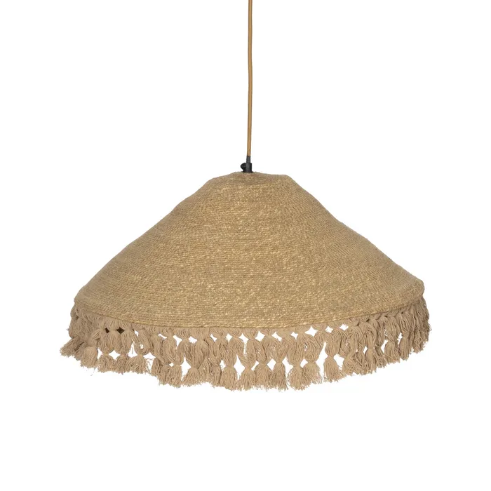 Lustre, Lampi suspendate - Lustră rustică fibre naturale|Iluminat natural modern