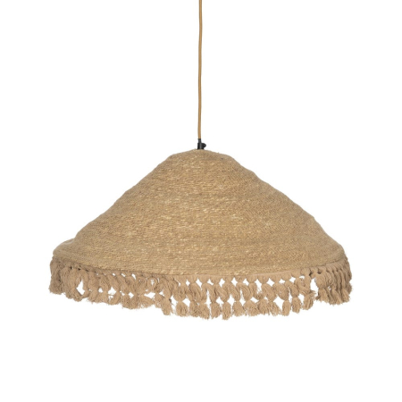 Iluminat in Stil Rustic - Lustră living fibre naturale|Iluminat natural elegant