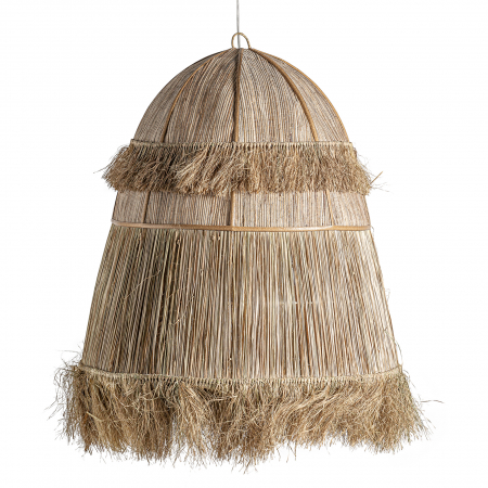 Stil de design - Lustra boho cocos fibra naturala|Lustre exotice