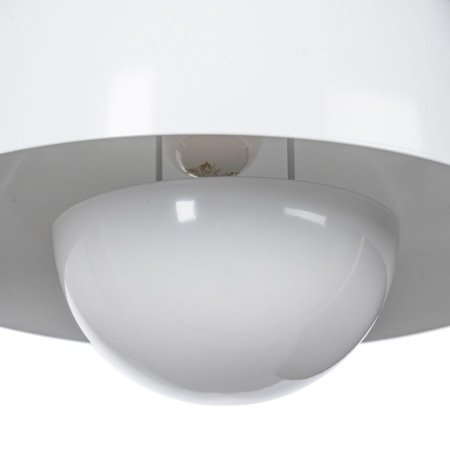 Lustra din metal alb cu dom emisferic – reflector sferic interior [2]