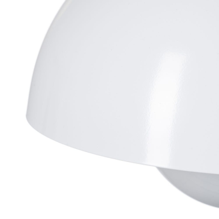 Lustra din metal alb cu dom emisferic – reflector sferic interior [1]