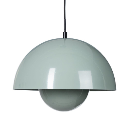 Colectia noua - Lustra din metal verde deschis cu dom emisferic – reflector sferic