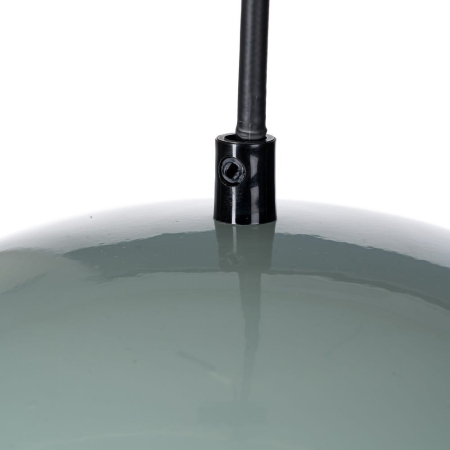 Lustra din metal verde deschis cu dom emisferic – reflector sferic [3]