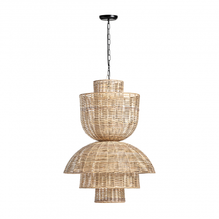 Lustra scandinava ratan|Corpuri iluminat moderne [1]