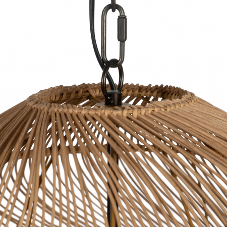 Lustra Rustica cu Margele Lemn CreativDeco - Decor Interior Autentic [5]