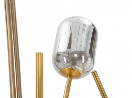 Lustra Galaxy, fier/sticla, auriu/fumuriu - creativdeco.ro [2]