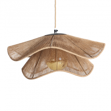 Lustre, Lampi suspendate - Lustra iuta boho vintage|Corpuri iluminat premium