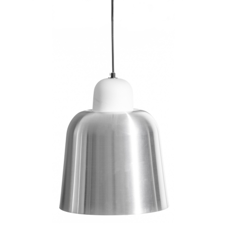 Lustre, Lampi suspendate - Lustra mat argintie din aluminiu