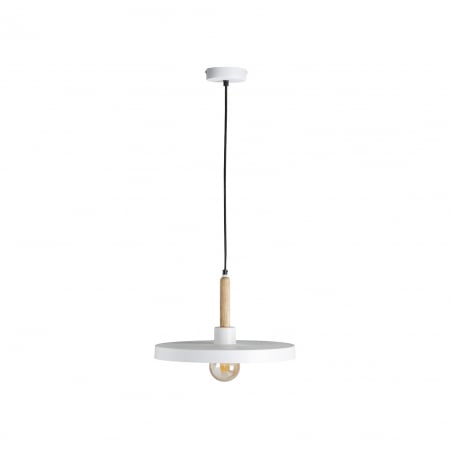 Lustra Art Deco fier alb lemn mango|Lustre elegante [1]