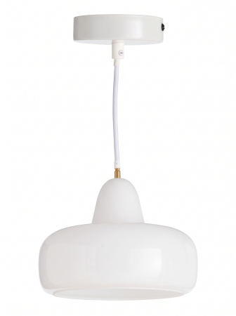 Stil de design - Lustră suspendată albă retro mare