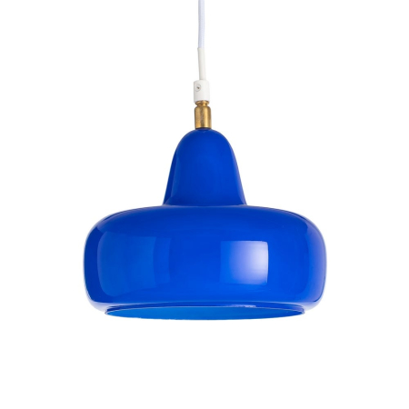 Lustre, Lampi suspendate - Lustră suspendată albastră retro mică