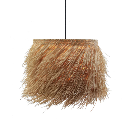 Lustre, Lampi suspendate - Lustră suspendată din ratan natural