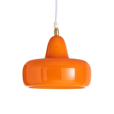 Lustre, Lampi suspendate - Lustră suspendată portocalie retro mică