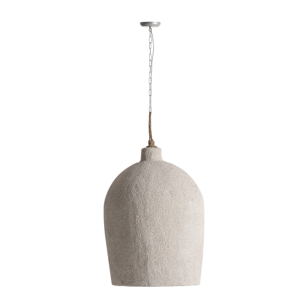 Corpuri de iluminat - Lustră suspendată sculpturală lemn suar rotunjită Narnai