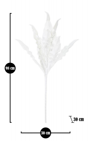 Manunchi frunze albe Aloe CreativDeco - Decor minimalist elegant [5]