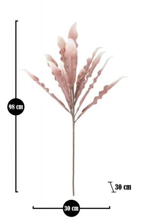 Manunchi frunze alb-roz Aloe CreativDeco - Accent delicat pentru interior [5]