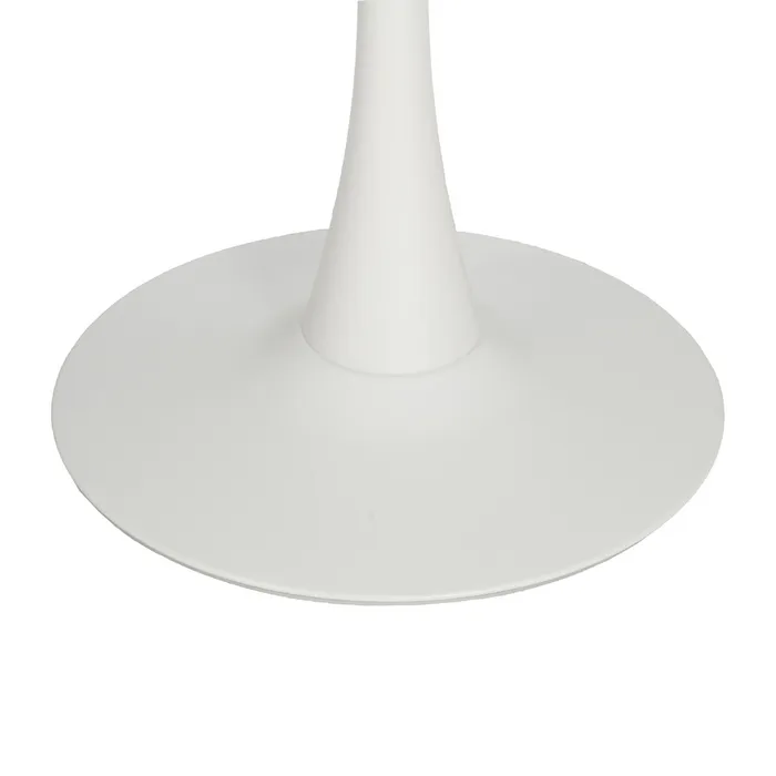 Masa rotunda din metal alb exterior|Mese de exterior moderne pentru terase sau gradini [7]
