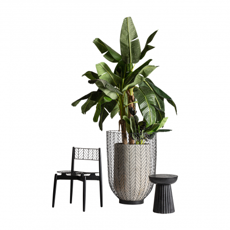 Masa auxiliara Art Deco mango negru|Mese accent [7]