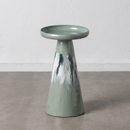 MEGA PROMOTII - Masuta Laterala Verde Conica CreativDeco - Stil Contemporan si Eclectic