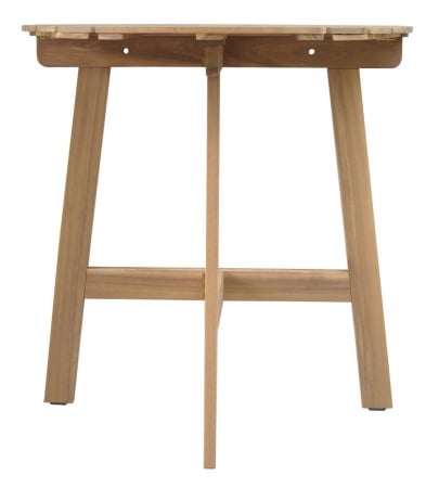 Masă Nina pliabilă perete – lemn acacia semicircular balcon [2]