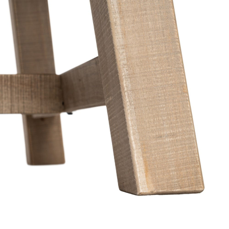 Masă de cafea din lemn de cauciuc natural stil clasic [6]