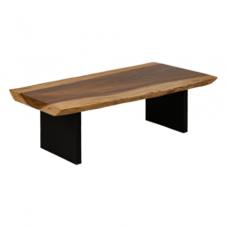 Masa cafea lemn si metal pentru decor contemporan|Mese rustice pentru interioare moderne [1]